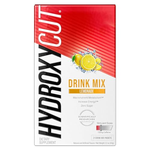 Hydroxycut Drink Mix Weight Loss Supplements, Lemonade, 21 Count (Pack of 1) HydroxycutAu supplements