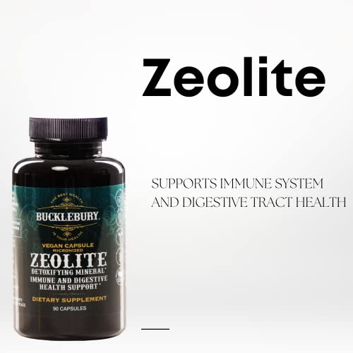 BUCKLEBURY Zeolite Micronized Smart Mineral Capsules - Supports Detox, Immune BUCKLEBURYAu supplements