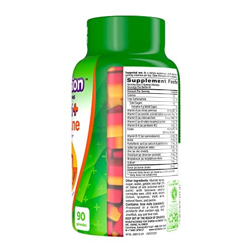 Vitafusion Multi+ Immune Support* – 2-in-1 Benefits & Flavors – Adult Gummy Vitamins with Vitamin C, Zinc VitafusionAu supplements