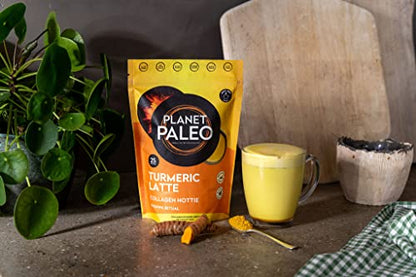 Planet Paleo Pure Collagen - Turmeric Latte (260g, 25 Servings) Planet PaleoUS supplements