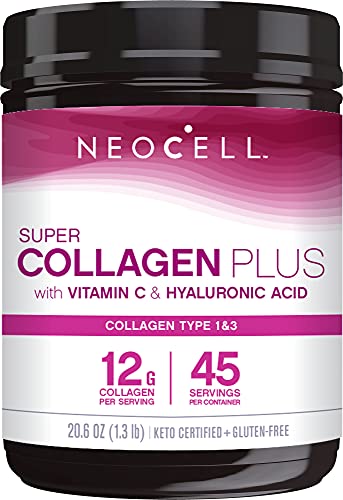 NeoCell Super Collagen Powder, Collagen Plus includes Vitamin C & Hyaluronic Acid NeoCellUS supplements