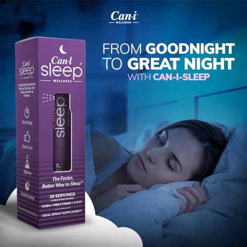 Sleep Fast & Longer - Oral Absorbtion Spray Can I Sleep Natural Sleep Aid with Melatonin Cani Brands Feel AmazingUS supplements
