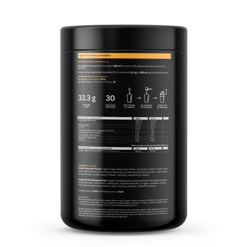 Vegan Protein Powder | 1kg | 30 Servings | 4 Protein Sources | Perform (Double Chocolate) ROS NutritionAu supplements