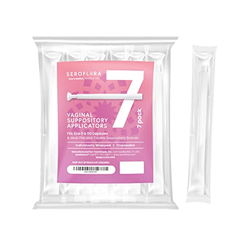 SEROVERA Seroflora Boric Acid Suppositories Applicators for Women, Individually Wrapped Pack of 7 SEROVERAAu supplements