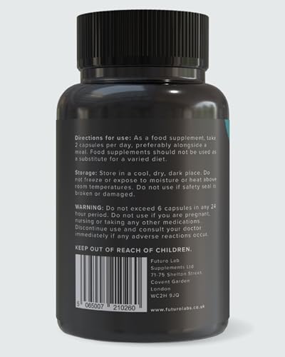 Marine Collagen Capsules 1200mg with VIT C (12mg) and Zinc (1.5mg) - Made in The UK Futuro LabsUS supplements