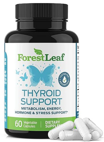 Thyroid Support for Women and Men with Iodine - Energy, 60 Vegetarian ForestLeafAu supplements
