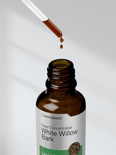 White Willow Bark Extract | 2 fl oz | Alcohol Free Liquid Tincture | Super Concentrated HorbäachUS supplements
