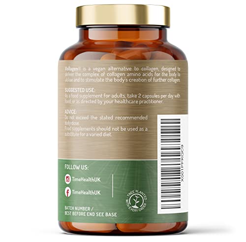 Vollagen® Advanced Vegan Collagen - 18 Amino Acid Complex in Ratio of Collagen Time HealthAu supplements