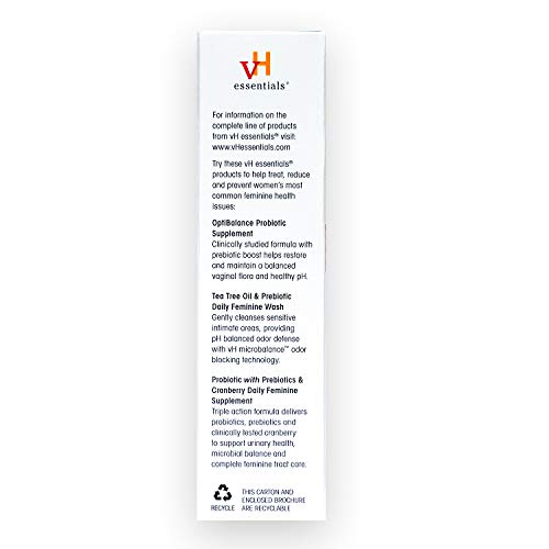 vH essentials Vitamin C Vaginal Tablet | Boric Acid Suppository Alternative | Supports Healthy pH and Eliminates vH essentialsAu supplements
