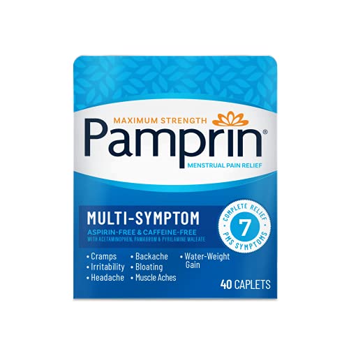 Pamprin Multi-Symptom Formula, with Acetaminophen, Menstrual Period Symptoms Relief including Cramps PamprinAu supplements