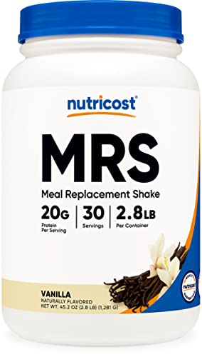 Nutricost Meal Replacement Shake Powder (Vanilla), 30 Servings - Protein, Non-GMO NutricostAu supplements