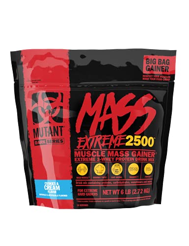 Mutant Mass Extreme Gainer Whey Protein Powder, Build Muscle Size & Strength with High MutantAu supplements
