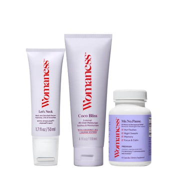 Womaness Menopause Cycle Kit - Coco Bliss - External Body Cream (4oz) + Me.No.Pause WomanessAu supplements