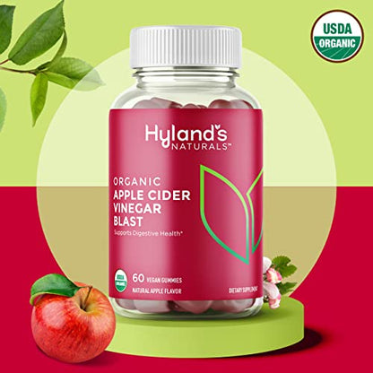 Hyland's Naturals Organic Apple Cider Vinegar Blast Gummies, Digestive Health Suppor Hyland'sUS supplements
