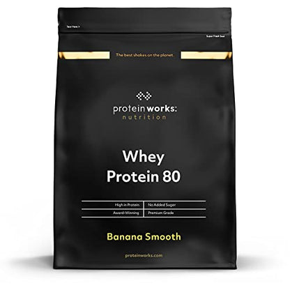 Protein Works - Whey Protein 80 Powder | Low Calorie Protein Shake | Whey Protein Shake Protein WorksUS supplements