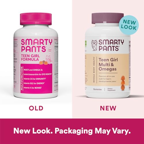SmartyPants Teen Girl Multivitamin Gummies: Omega 3 Fish Oil (EPA/DHA), Vitamin D3 SmartyPantsUS supplements