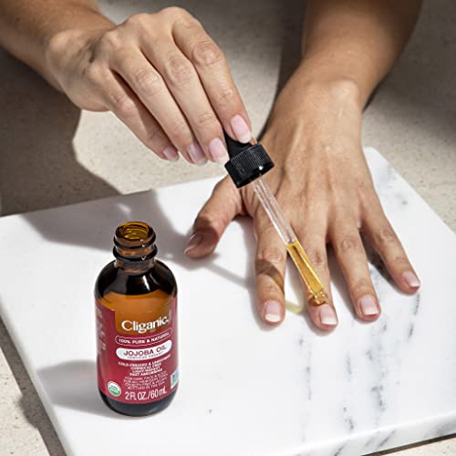 Cliganic Organic Jojoba Oil, 100% Pure (4oz) | Moisturizing Oil for Face, Hair, Skin & Nails CliganicAu supplements