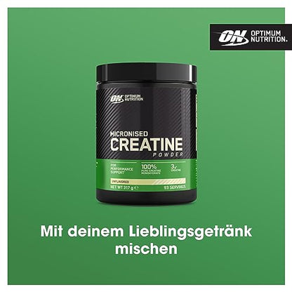 Optimum Nutrition Micronised Creatine Powder, 100% Pure Creatine Monohydrate Powder Optimum NutritionUS supplements