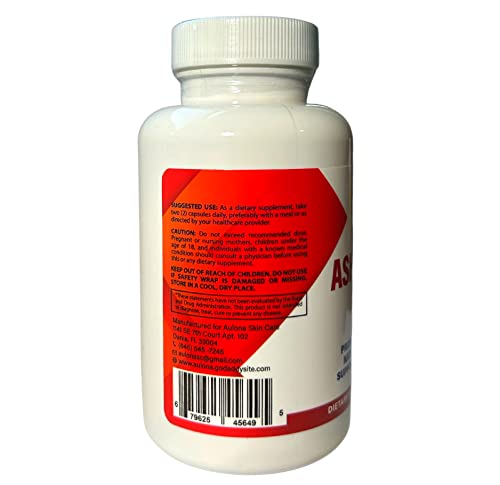 Aulona Care Ashwagandha with Black Pepper 1300mg for Healthy Adrenaline, Stress Relief Aulona CareUS supplements