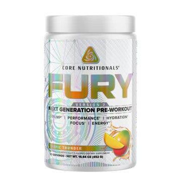 Core Nutritionals Fury V2: Pre-Workout Powder to Maximize Performance in The Gym W/Zum Core NutritionalsAu supplements
