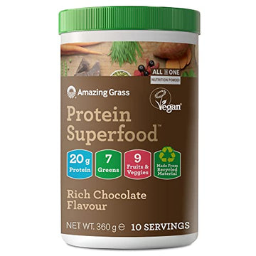 Amazing Grass Protein Superfood, Organic Vegan Protein Powder with Fruit and Vegetables Amazing GrassAu supplements
