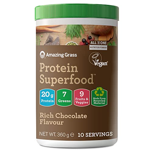 Amazing Grass Protein Superfood, Organic Vegan Protein Powder with Fruit and Vegetables Amazing GrassAu supplements