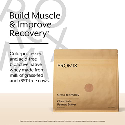 Promix Whey Protein Powder, Chocolate Peanut Butter - 2.5lb Bulk - Grass-Fed & 100% ProMix NutritionUS supplements