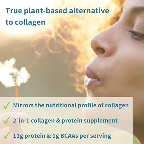 Vegan Collagen Powder, Natural Vanilla Flavour, Plant-Based Peptide Protein Supplement Igennus Healthcare NutritionAu supplements