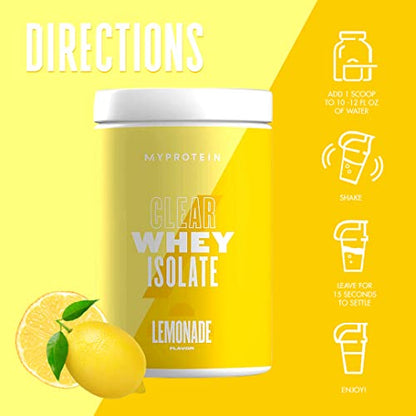 Myprotein® - Clear Whey Isolate - Whey Protein Powder - Naturally Flavored Drink Mix MyproteinUS supplements