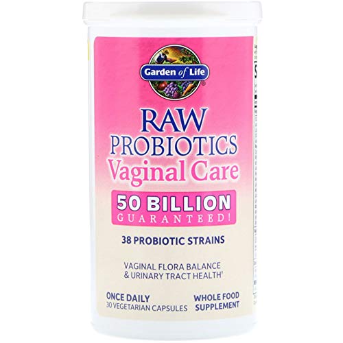 Raw Probiotics Vaginal Care, 30 Vegetarian Capsules - Garden of Life, promote yeast balance Garden of LifeAu supplements