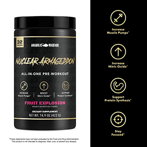 Anabolic Warfare Nuclear Armageddon Pre Workout Powder Pre-Workout for Men Anabolic WarfareAu supplements