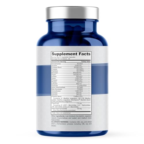 4-in-1 Prebiotic Probiotic & Postbiotic for Women & Men, Complete Gut & Digestive Support Supplement, Pre Post Probiotics & Digestive Enzymes 60 Capsules PLANT.O NUTRITIONAu supplements