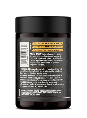 ONNIT Cognitive & Endurance Support Bundle: Alpha Brain Nootropic Capsules (90 Count) + Shroom Tech Sport Exercise Support Capsules (28 Count), IGEN Non-GMO Tested Focus, Energy & Endurance, 2 Pack ONNITAu supplements