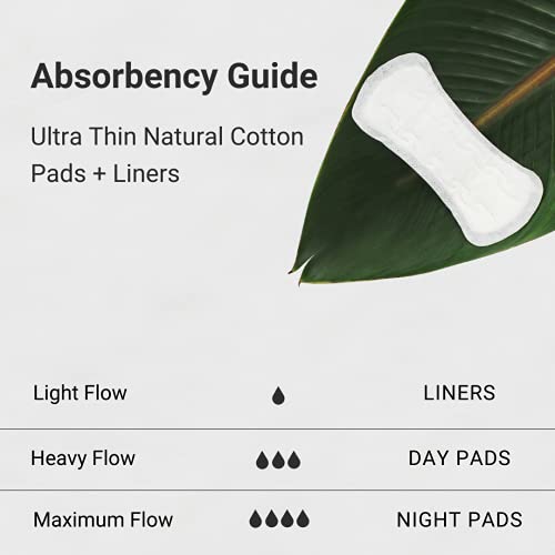Veeda Ultra-Thin Absorbent Day Pads with 100% Natural Cotton Top Sheet are Always Chlorine VeedaAu supplements