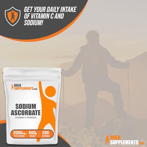 BulkSupplements.com Sodium Ascorbate Powder - Antioxidant Powder - Sodium Ascorbate BulksupplementsUS supplements