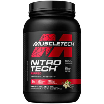 Protein Powder for Weight Loss - MuscleTech Nitro-Tech Ripped - Whey Protein Powder MuscleTechUS supplements