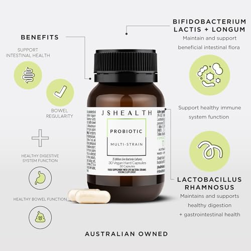 JSHealth Vitamins Gut Health and Immunity Formula | Probiotics for Women and Men JSHealthUS supplements