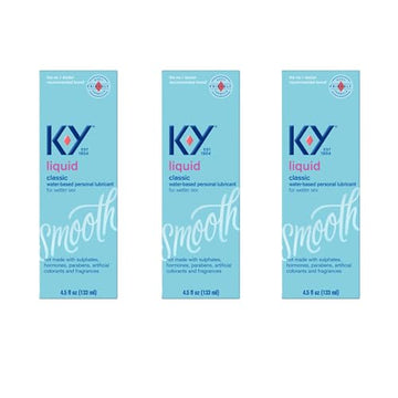K-Y Liquid Personal Lubricant, Natural Feeling Water Based Lube For Women, Men & Couples K-YUS supplements