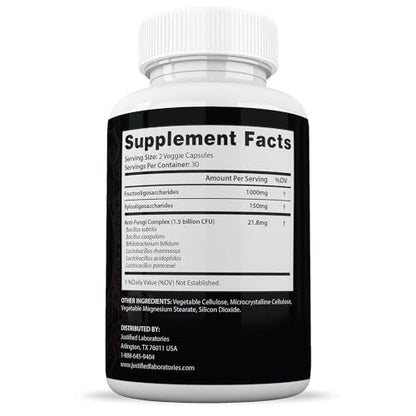 Justified Laboratories (2 Pack) Metanail 1.5 Billion CFU Probiotic Nail Support 120 Capsules Justified LaboratoriesUS supplements