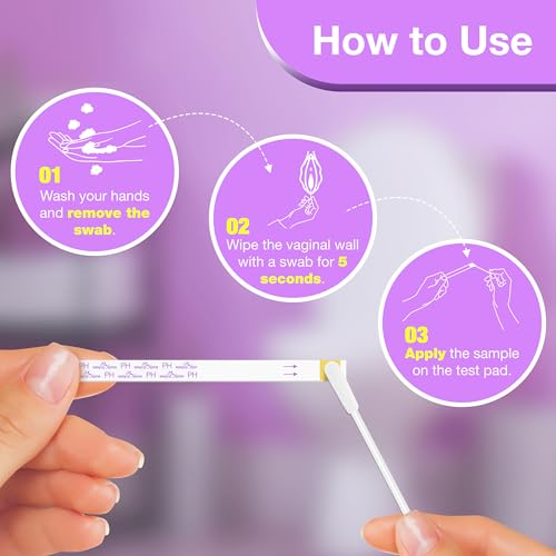 Easy@Home Vaginal pH Test -10 Strips | BV Test Kit at Home for Women | Yeast Infection Test + pH Balance Easy@HomeAu supplements