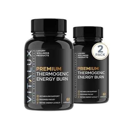 VITALUX || Premium Thermogenic Energy Burn || Metabolism Support, Boost Energy Levels EPN SupplementsUS supplements