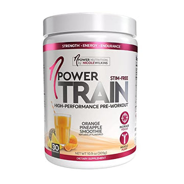 nPower Nutrition-Train Pre-Workout for Women, Orange Pineapple, 30 Servings, Stimulant nPower NutritionAu supplements