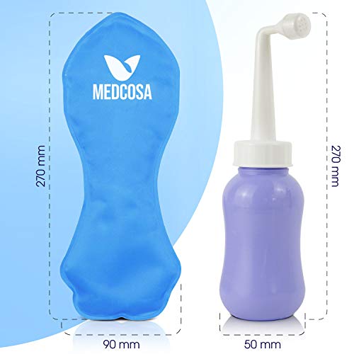 Medcosa Female Ice Pack and Perineal Bottle Set | Reusable Perineal Cold Packs & Portable Bidet Spray BottleMedcosa Female Ice Pack and Perineal Bottle Set | Reusable Perineal Cold Packs & Portable Bidet Spray Bottle MedcosaAu supplements