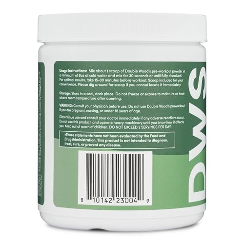 Pre Workout Powder for Men & Women (30 Servings of Caffeine, Beta Alanine, L-Citrulline Double Wood SupplementsAu supplements
