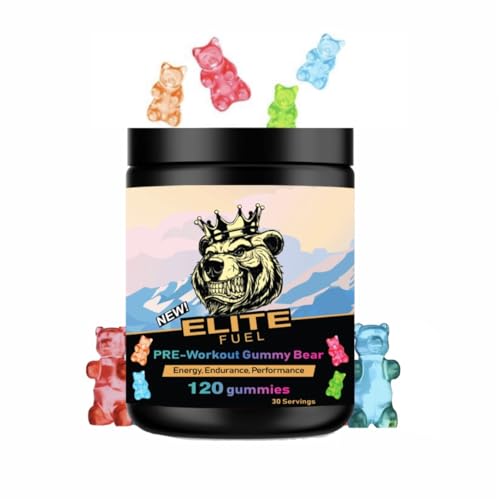 Pre Workout Gummies Elite Fuel - Endless Energy, Instant Strength Gain, Intense Pump Heath SecretUS supplements