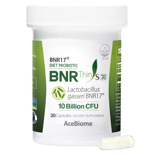 AceBiome BNRThin S30, Lactobacillus Gasseri BNR17, 10 Billion CFU Guaranteed AceBiomeAu supplements