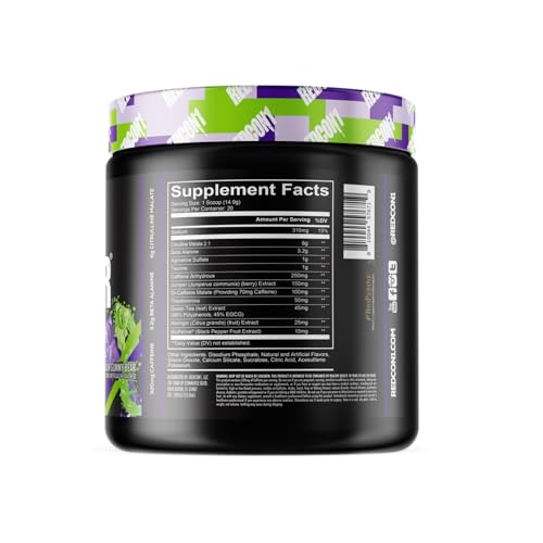 REDCON1 Total War Pre Workout Powder, Sour Gummy Bear - Fast Acting Caffeinated REDCON1Au supplements