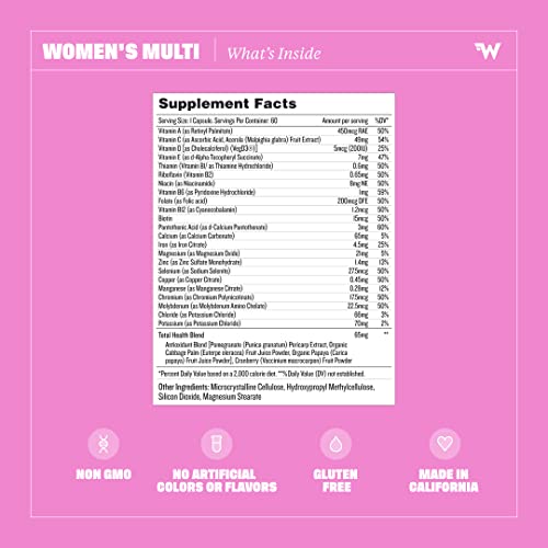 Health By Habit Womens Multi Supplement (60 Capsules) - 23 Essential Vitamins Health By HabitAu supplements