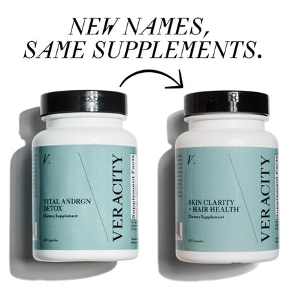 VERACITY SELFCARE Androgen Detox Fatigue Ease, Hair Growth Supplement, Hormone Balance VERACITY SELFCAREUS supplements