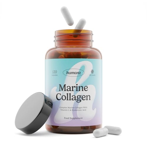 Humanz Collagen Capsules - Marine Collagen with Vitamin C - Collagen Supplements for Women & Men HumanzAu supplements